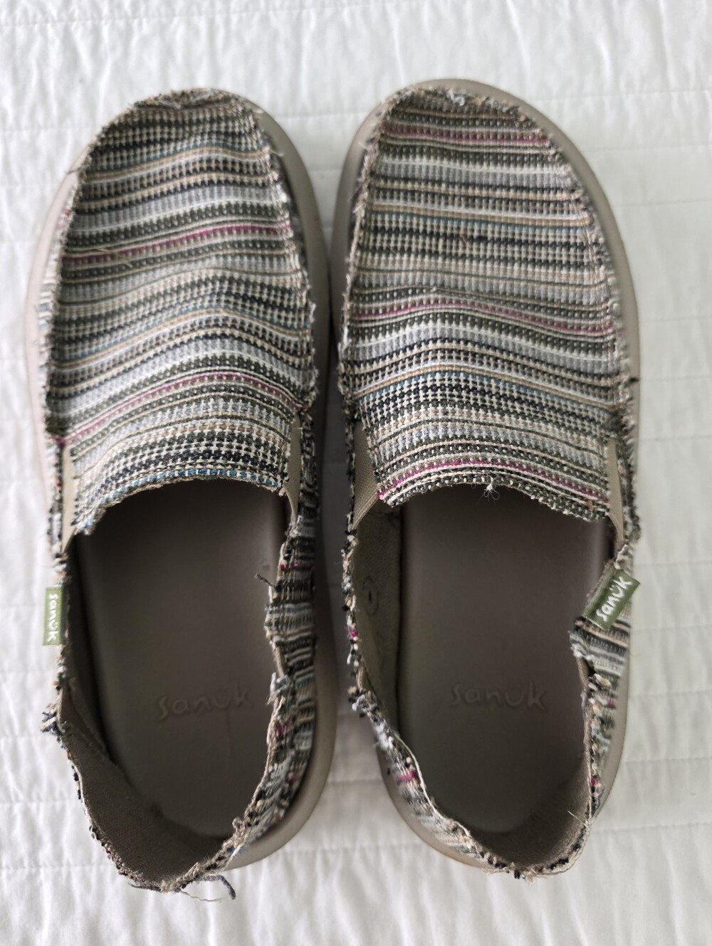 Sanuk Vagabond ST Funk Shoes Multicolor Mens 8 - Picture 7 of 15